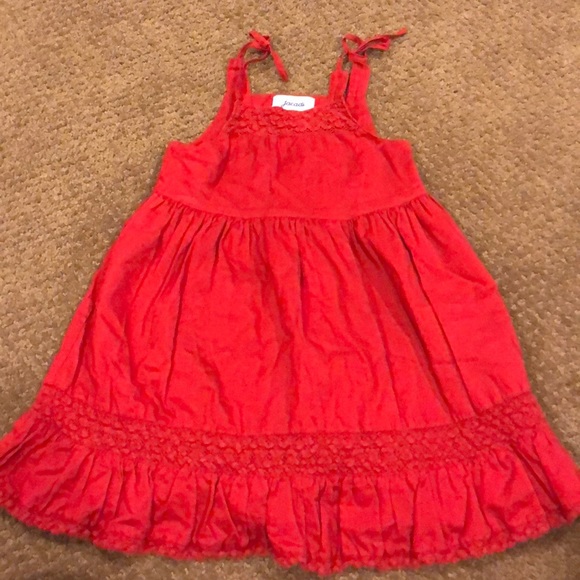 girls red sundress